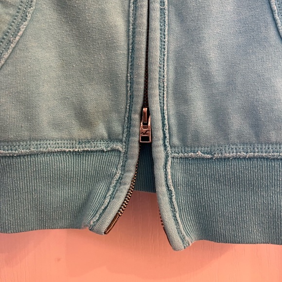 Hollister Blue Zip Up Sweater - Picture 3 of 6